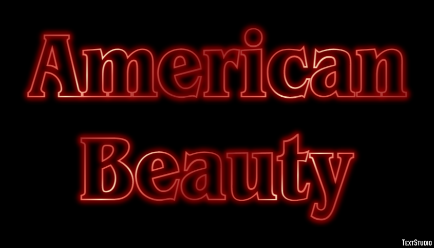 American Beauty Texteffekt