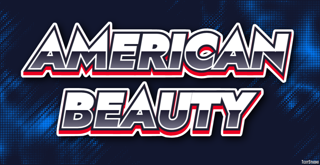 American Beauty Text Effect