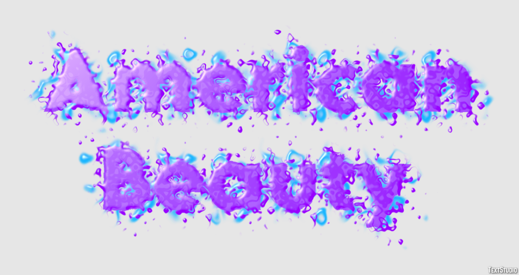 American Beauty Text Effect