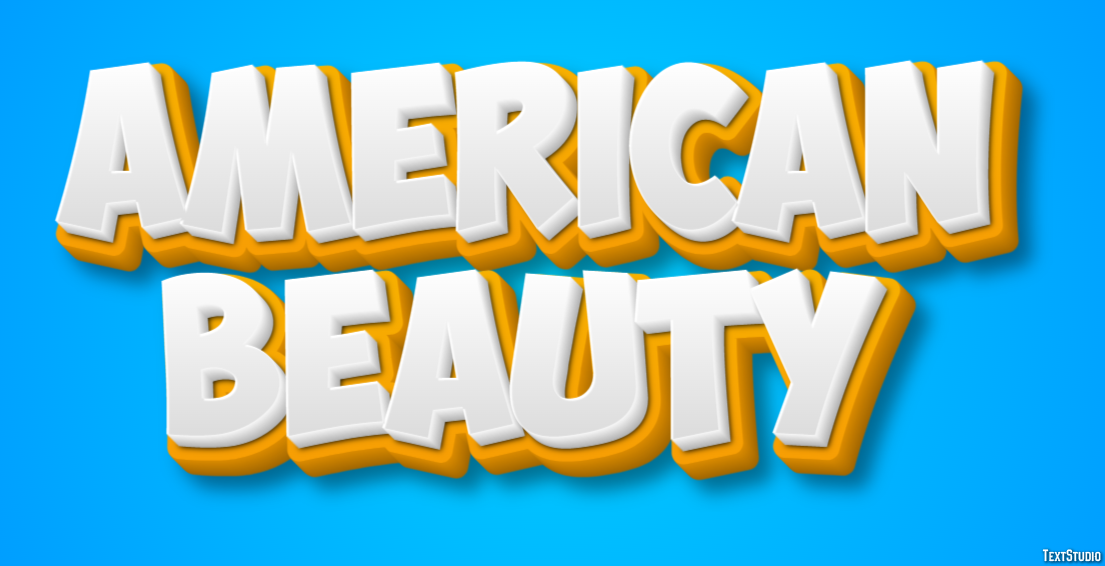 American Beauty Text Effect
