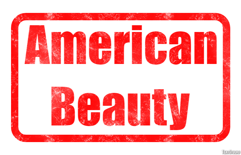 American Beauty Text Effect