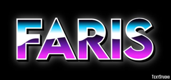 Faris Text Effect