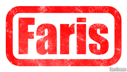 Faris Text Effect