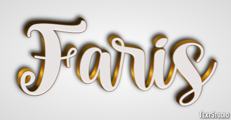 Faris Text effect