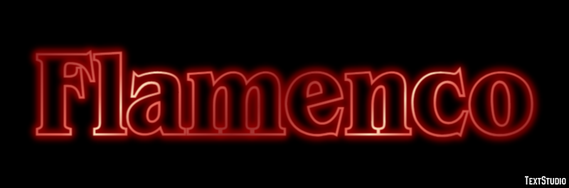 Flamenco Text Effect