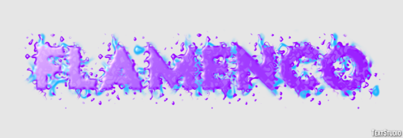 Flamenco Text effect