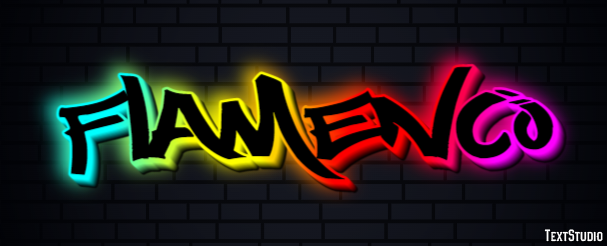 Flamenco Text effect