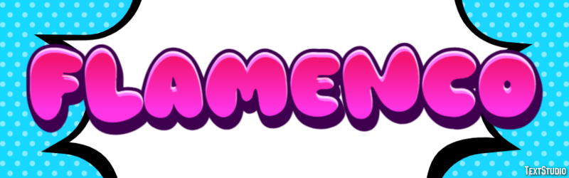 Flamenco Text effect