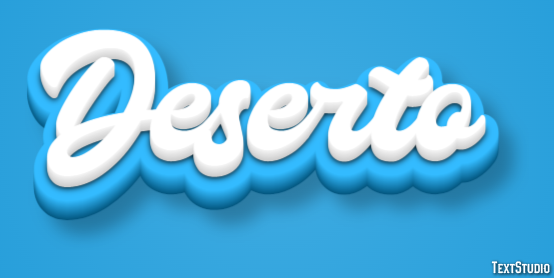 Deserto テキスト効果