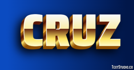 Cruz Efekt tekstowy