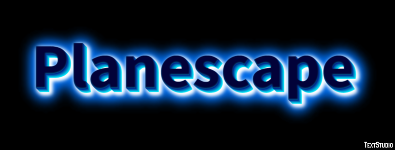Planescape Text effect