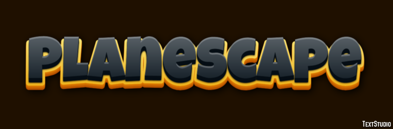 Planescape Text effect