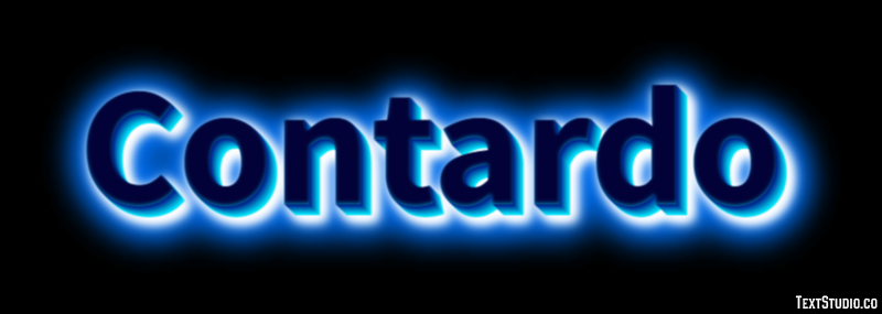Contardo Text Effect