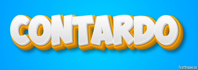 Contardo Text Effect