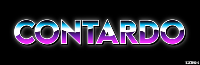 Contardo Эффект текста
