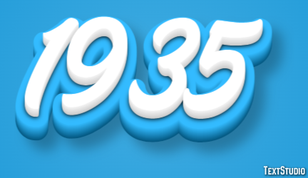 1935 Efecto de Texto