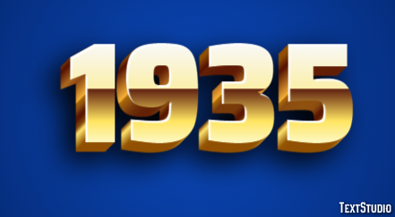 1935 Texteffekt