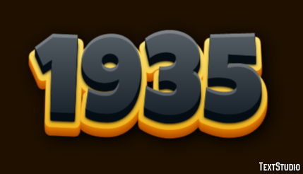 1935 Texteffekt
