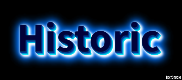 Historic Efeito de texto