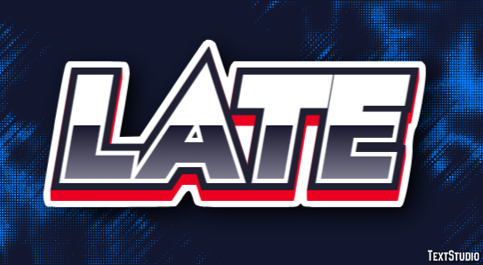 Late Text Effect