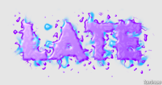 Late Text Effect
