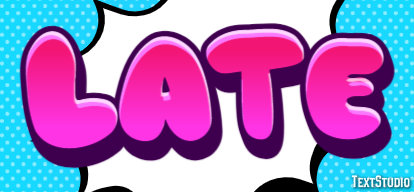 Late Text Effect