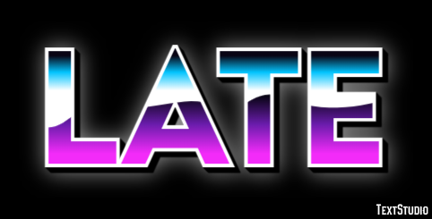 Late Text Effect