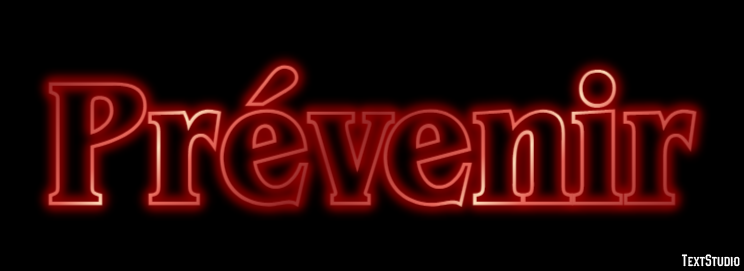 Prévenir Effet de texte