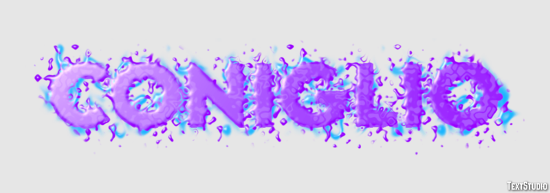 Coniglio Effet de Texte