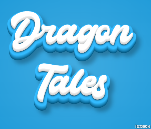 Dragon Tales Text Effect
