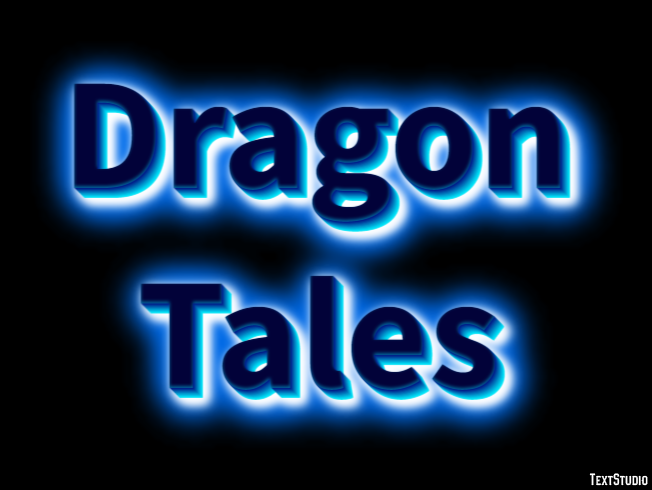 Dragon Tales Text effect