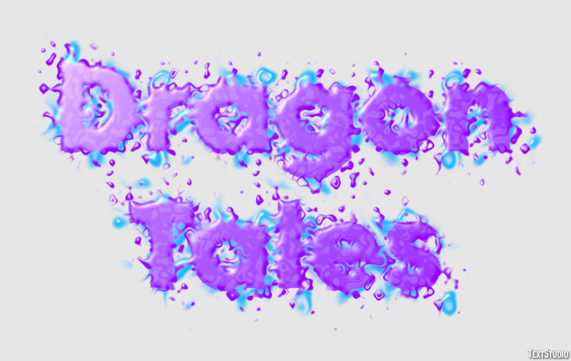 Dragon Tales Text Effect