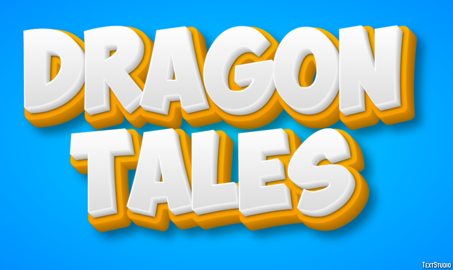 Dragon Tales Text Effect