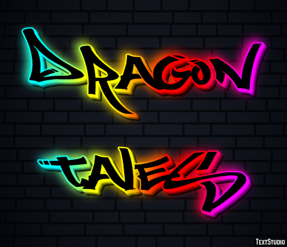 Dragon Tales Text Effect