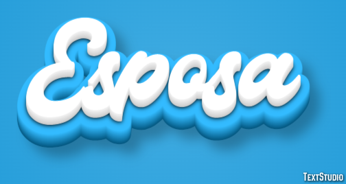 Esposa Efecto de Texto