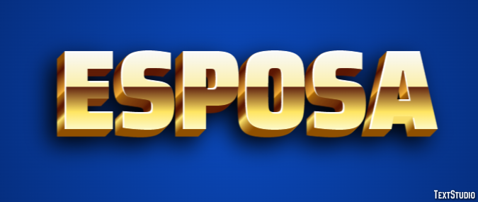 Esposa Efecto de Texto