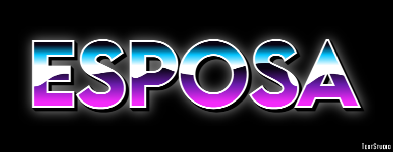 Esposa Efecto de texto