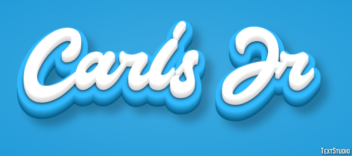 Carl's Jr Texteffekt