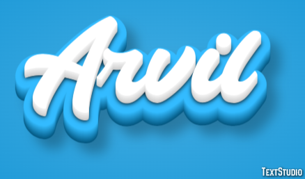 Arvil Text Effect