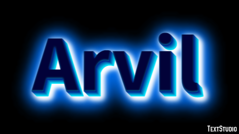 Arvil Text Effect