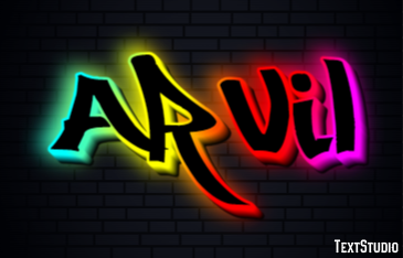 Arvil Efecto de Texto