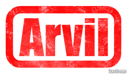 Arvil Text Effect