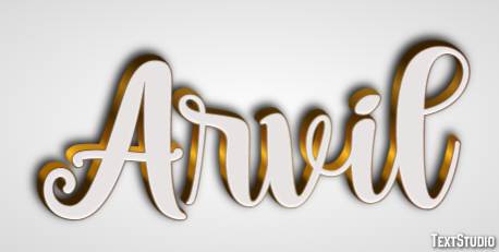Arvil Text Effect