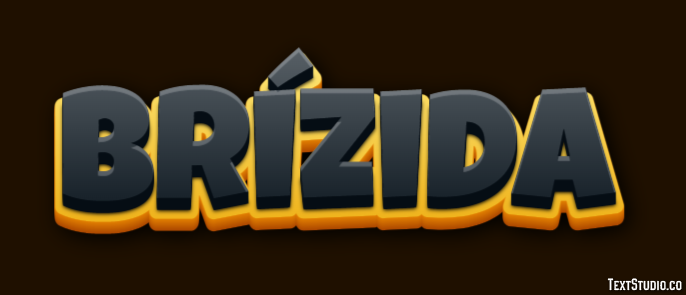 Brízida Text effect