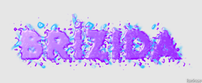 Brízida Text effect