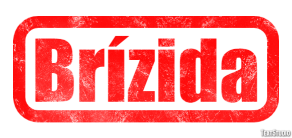 Brízida Text effect