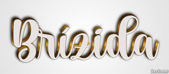 Brízida Text effect