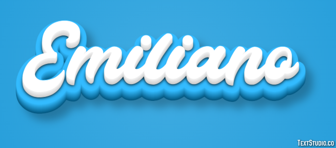 Emiliano Efecto de Texto