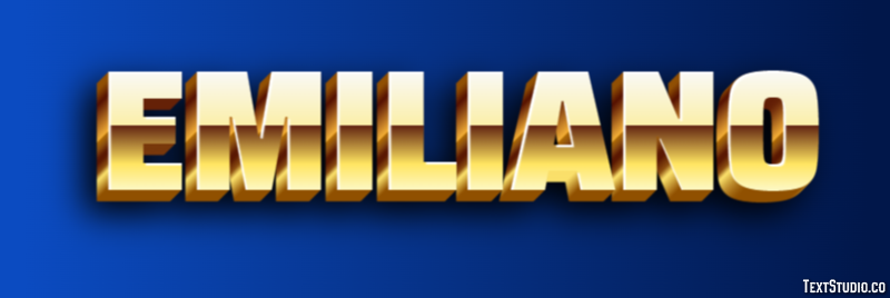 Emiliano Text Effect