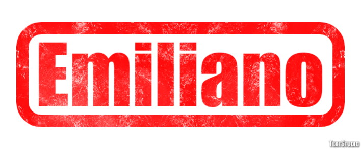 Emiliano Text effect